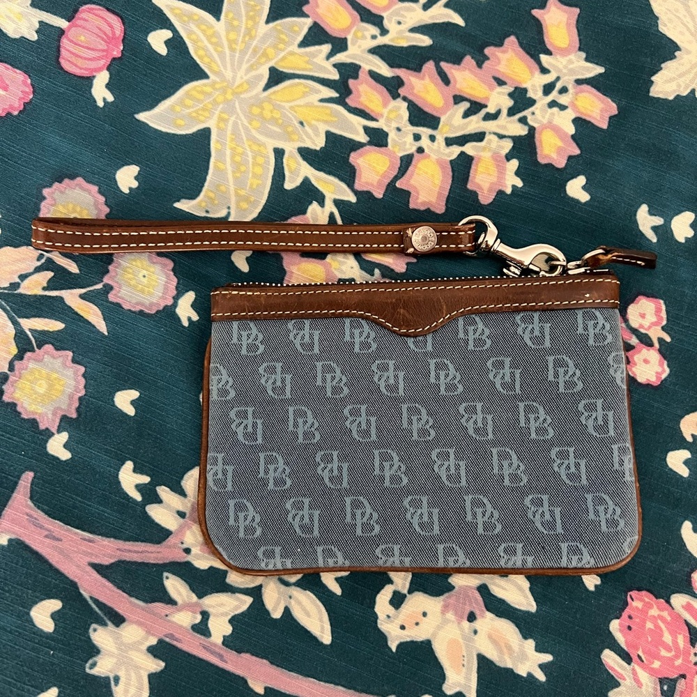 Dooney & Bourke Blue Wristlet
